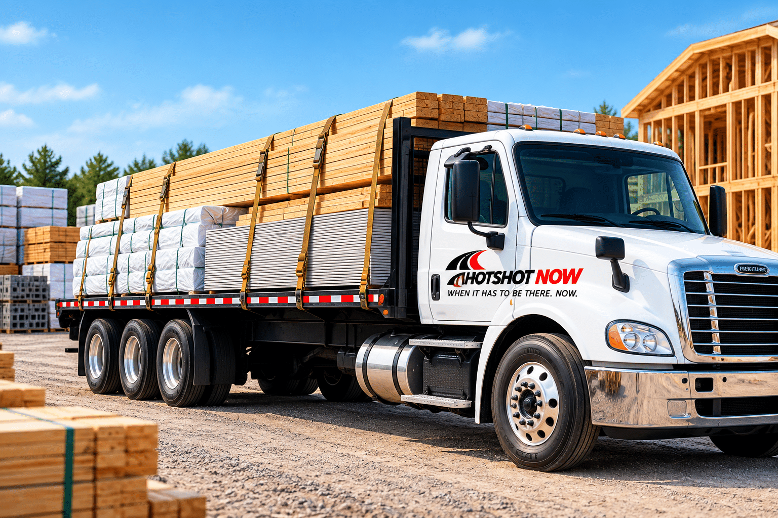 Lumber Yard & Building Material Transport